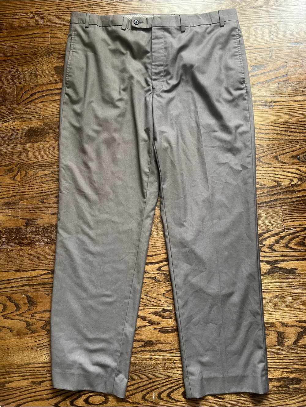 Calvin Klein Men's Dress Pants in Taupe Brown